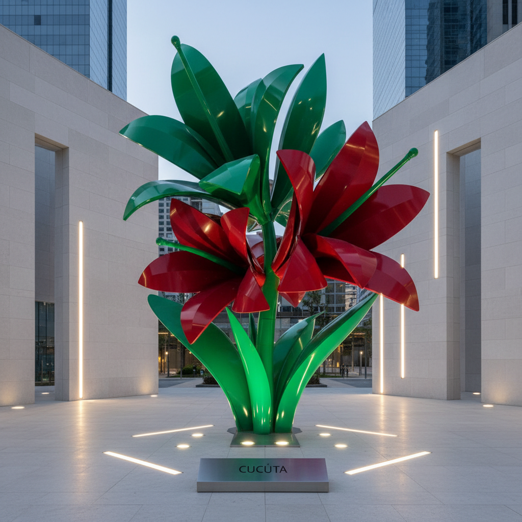 Arte floral en frontera Cúcuta